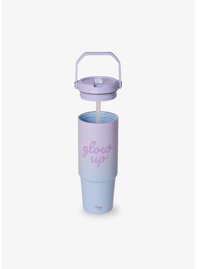 Citron - Glow Up Insulated Tumbler - Purple Blue - 900 ml - Image 3