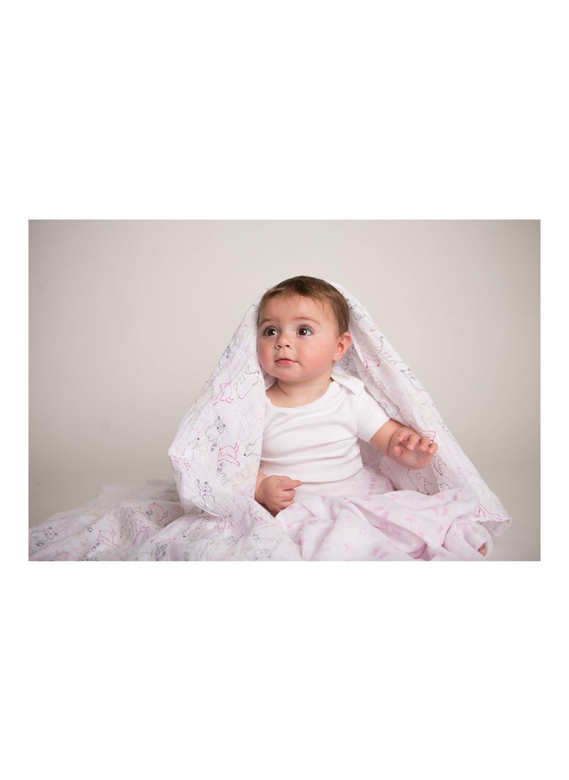 hudson baby - Unisex Baby Cotton Muslin Swaddle Blankets, Forest, 3-Pack - Image 1