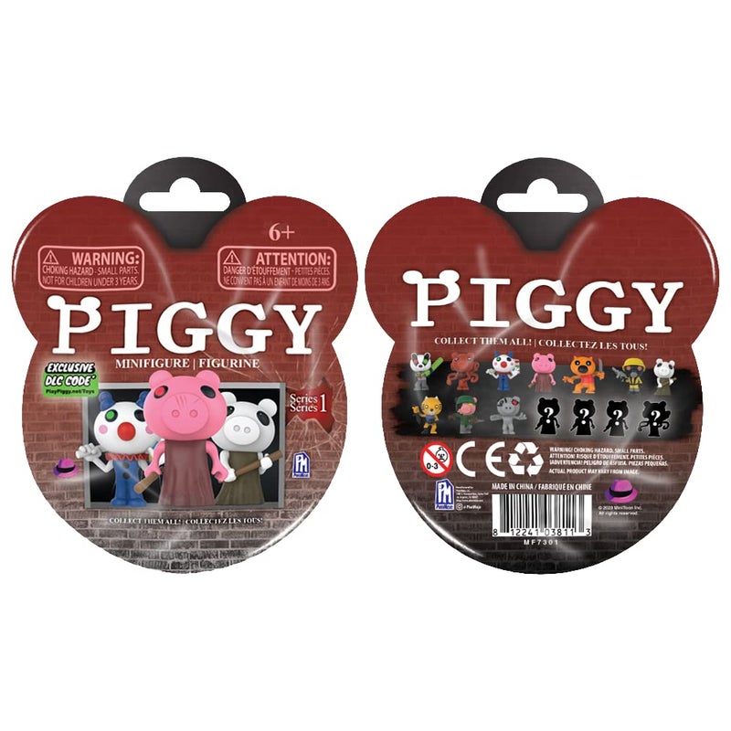 PIGGY حزمة شخصية مينيفigure بيجي الغامضة 3 شخصية فردية اجمع جميع 14 سلسلة 1 تشمل عناصر DLC - Image 2