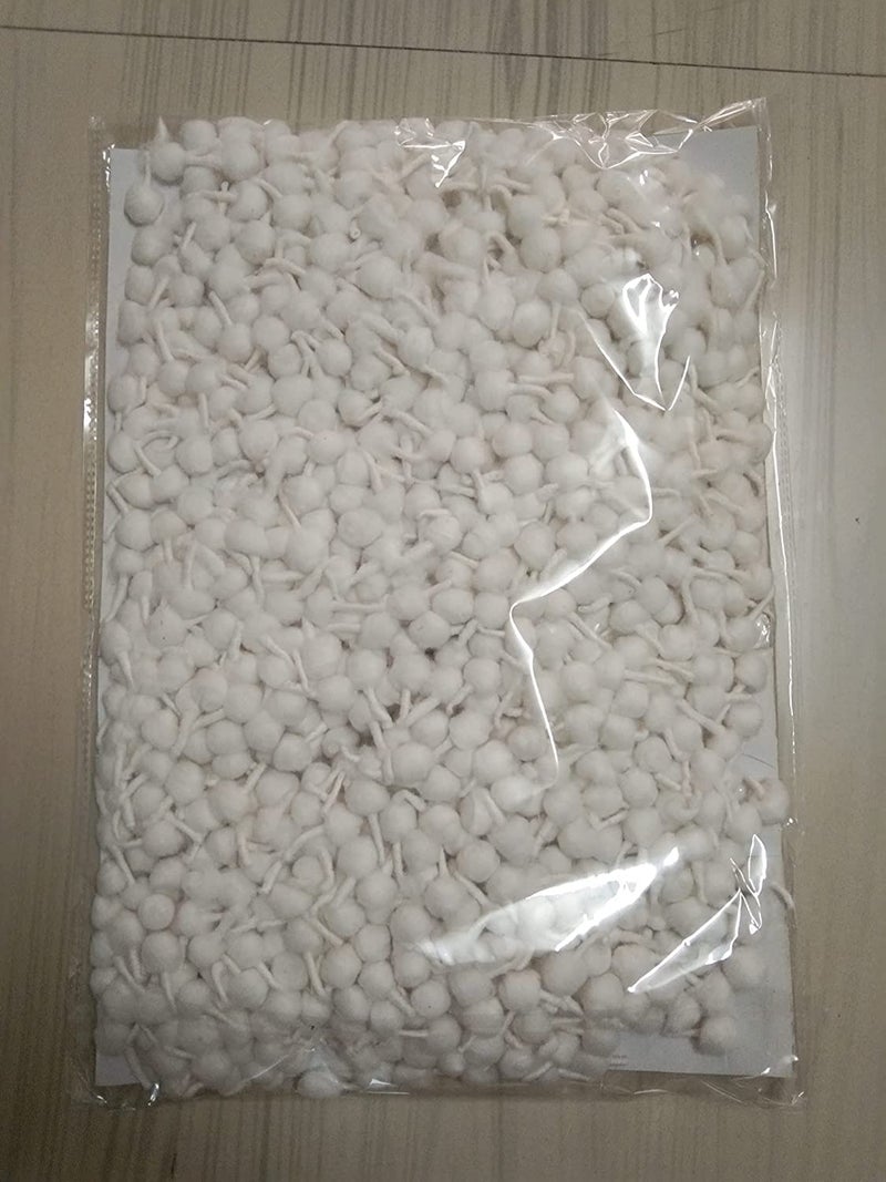 Avneel Avneel Round BattiDiya Cotton Wicks for Puja Arti Phool BaatiRui Pack of 2100 