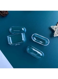 Tpu Material Suitable For Apple Airpods Protective Case Pro2 Earphone Case 3/4 Generation Transparent 5 Generation Diy Earphone Case-Color:Hard Shell + Frosted Bag-Applicable Model:Airpods Pro2 (without Ears)