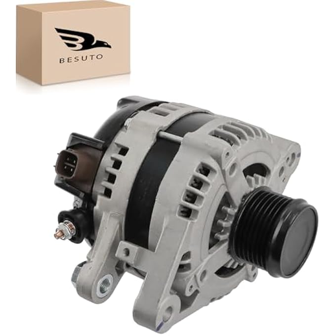 Besuto 11136 Alternator Fit for Toyota Camry 07-17, for RA-V4 09-12, Highlander 08-13, Avalon 05-18, Venza, for Lexus RX350 V6 3.5L 27060-31081, 270600P140 Automotive Replacement Alternators - Image 1