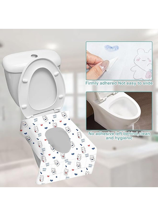 30 Pack Toilet Seat Covers Disposable, Portable Toilet Seat Cover for Travel Waterproof Potty Covers for Toddler(Individually Wrapped） - Image 3