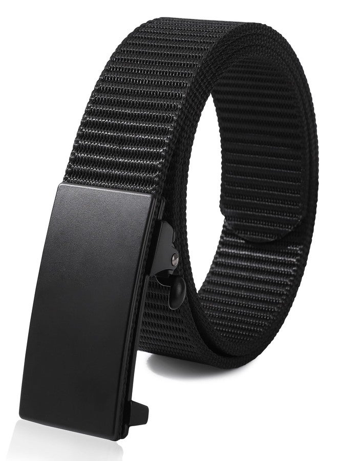 WELROG Nylon Golf Belt for Boys - Adjustable Belt With Metal Buckle Kids Belt for Softball Baseball for School Uniform Girls（Black） - Image 1