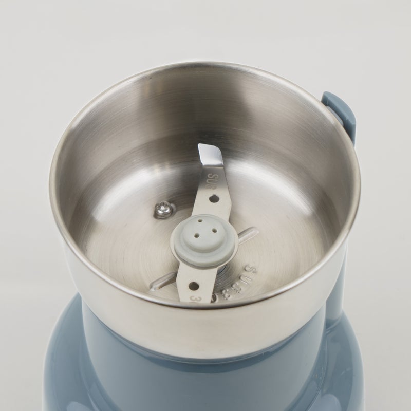 ألبرتو مطحنة قهوة ستانلس ستيل كهربائية 50 جرام، 200 واط, لون تيل - Image 4