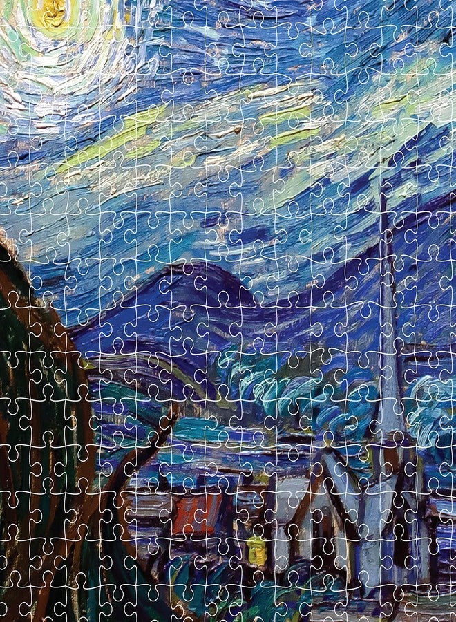 Hinkler Mindbogglers Gold 1500-Piece Jigsaw Puzzle: Starry Night by Van Gogh - Jigsaws for Adults - Deluxe Jigsaw Puzzles - 33x26in - Intricate Puzzles - Advanced Jigsaws - Hobbies - Gold Foil Jigsaw Puzzles - Image 5
