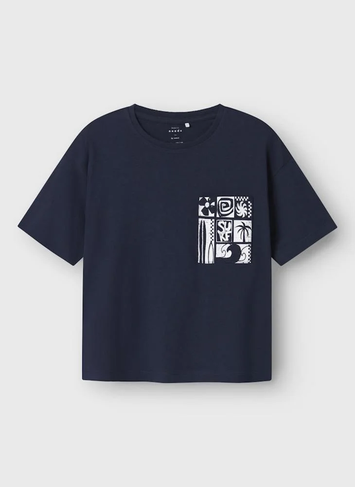 نيم ات Kids Graphic Crew Neck T-Shirt