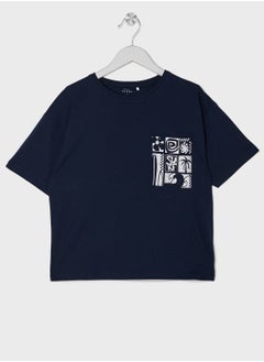 NAME IT Kids Graphic Crew Neck T-Shirt  - Image 1