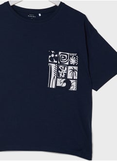 NAME IT Kids Graphic Crew Neck T-Shirt  - Image 3