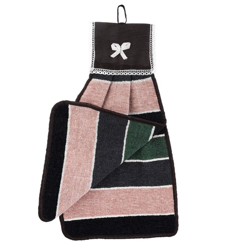 Kuber Industries Hanging Cotton 2 Pieces Cotton Washbasin Napkin/Hand Towel for Kitchen and Bathroom (Multi) - CTKTC45551 - Image 4