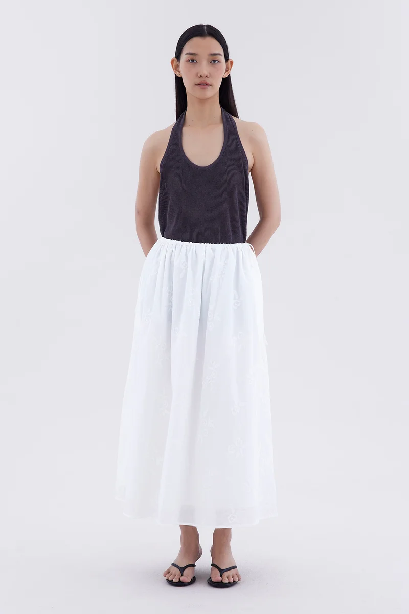 ذا اديتورز ماركت Delke Drawstring Full Skirt
