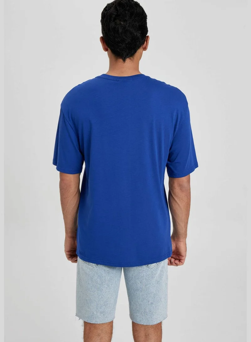DeFacto Man Discovery Licenced Crew Neck Short Sleeve Knitted T-Shirt