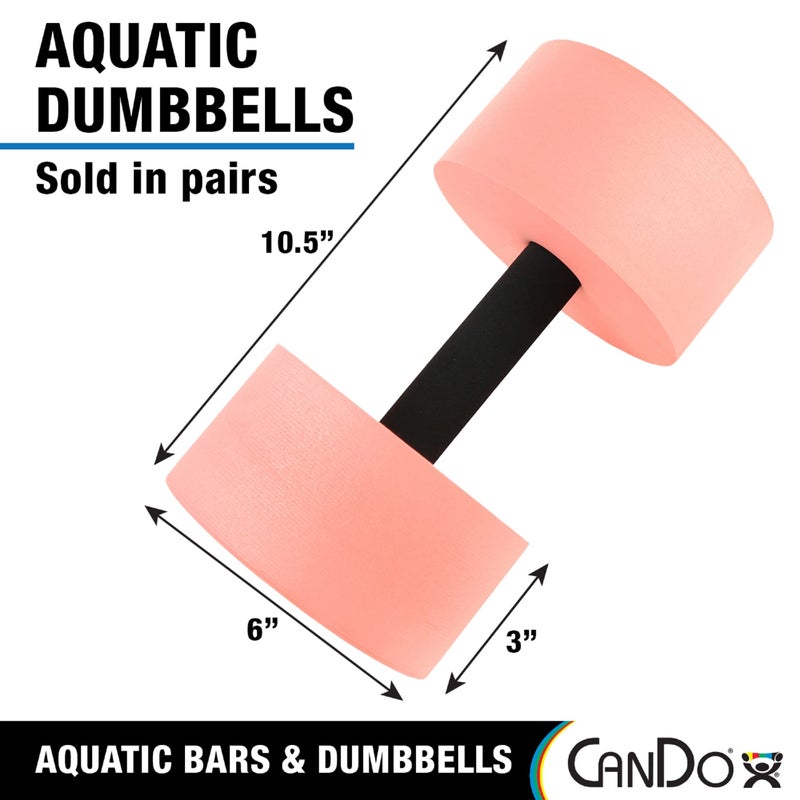 Cando عوامات السباحة وأثقال السباحة CanDo لتعلم السباحة، العلاج المائي، السباحة، الأيروبكس المائية، إعادة التأهيل، دروس السباحة، لياقة المسبح - Image 2