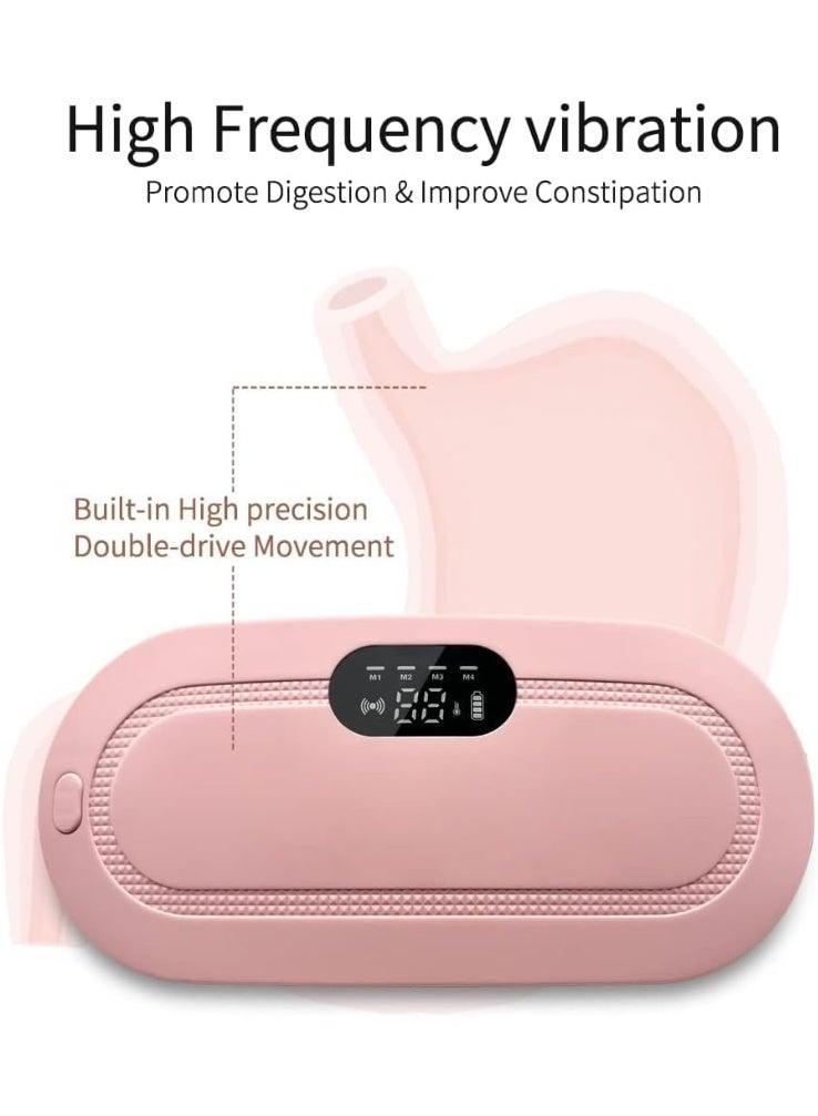 Portable Cordless Heating Pad for Menstrual Cramps - 3 Heat Levels & 4 Massage Modes - Back and Belly Heating Belt for Women and Girls - Image 4