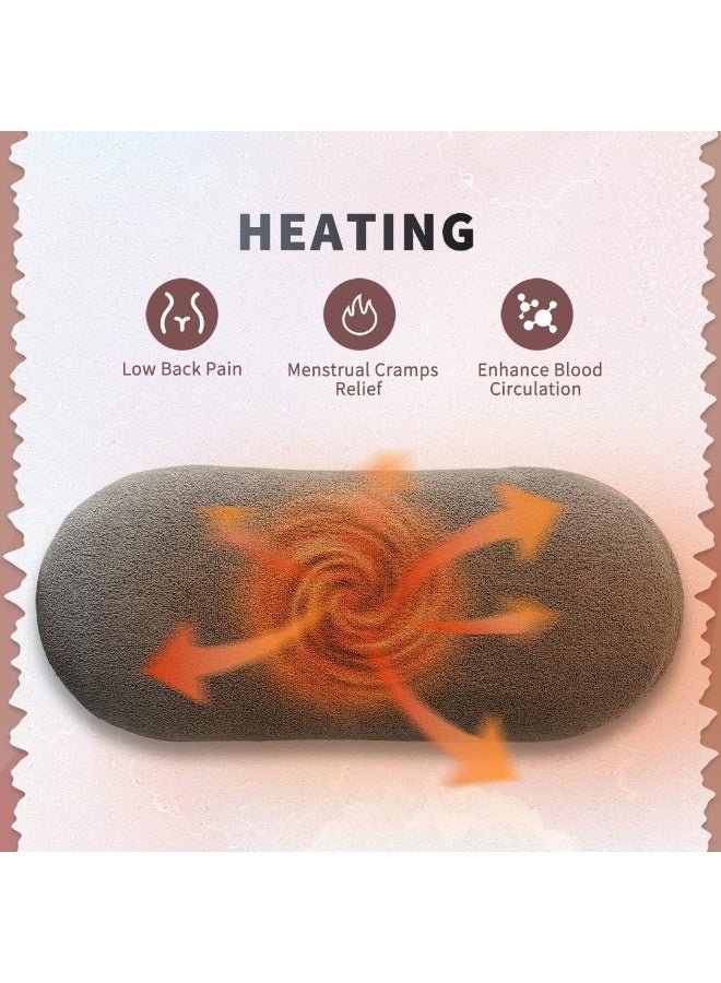 Portable Cordless Heating Pad for Menstrual Cramps - 3 Heat Levels & 4 Massage Modes - Back and Belly Heating Belt for Women and Girls - Image 3
