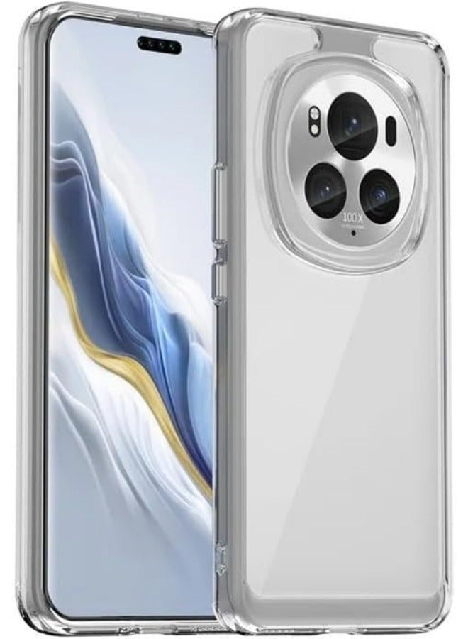 general Compatible with Honor Magic 6 Pro 5G Case, No Yellowing Military Grade Drop Protection Thin Flexible Silicone TPU Shockproof Protective Slim Fit Phone Cover