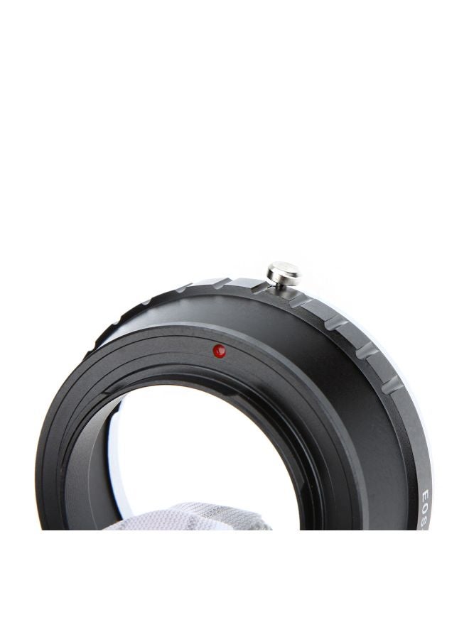 محول حلقي لتثبيت العدسات لكاميرات كانون EF EOS وسوني NEX5/NEX3/NEX أسود - Image 2
