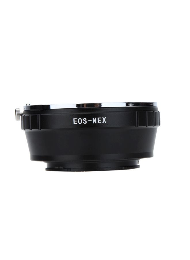 محول حلقي لتثبيت العدسات لكاميرات كانون EF EOS وسوني NEX5/NEX3/NEX أسود - Image 4
