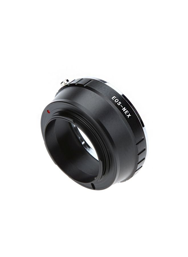 محول حلقي لتثبيت العدسات لكاميرات كانون EF EOS وسوني NEX5/NEX3/NEX أسود - Image 3