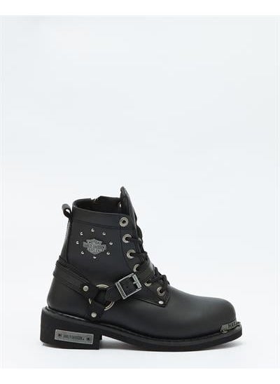 HARLEY DAVIDSON Becky Women's Black Leather Boots  - Image 1