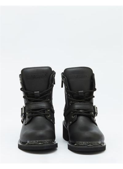 HARLEY DAVIDSON Becky Women's Black Leather Boots  - Image 3