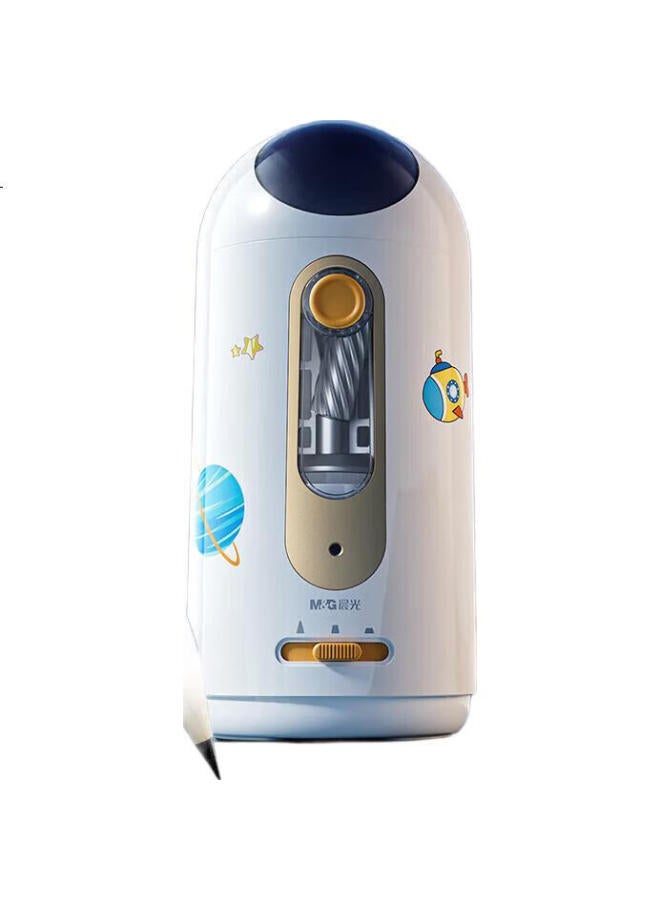 M.G M&G Stationery Large-Aperture Fully Automatic Pencil Sharpener, Rechargeable Electric Pencil Sharpener, Rotary Pencil Sharpener, Pencil Cutter, Elementary School Student Gift Aps906S6 - Image 2