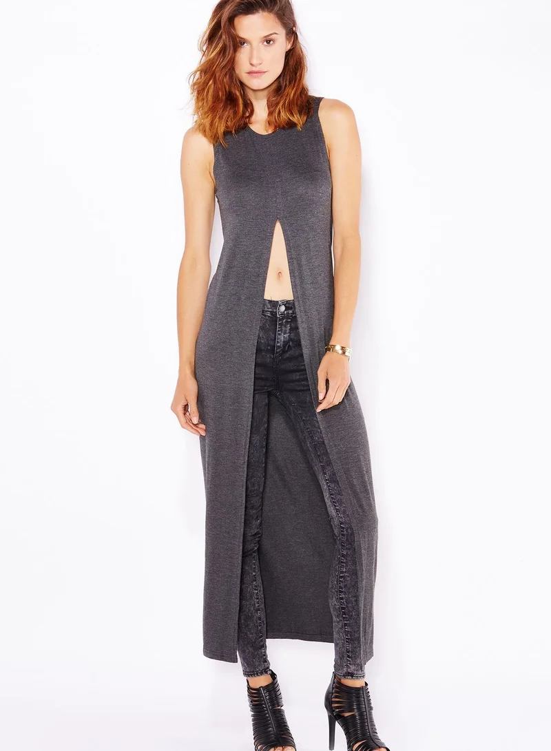 Ginger Front Slit Long Top