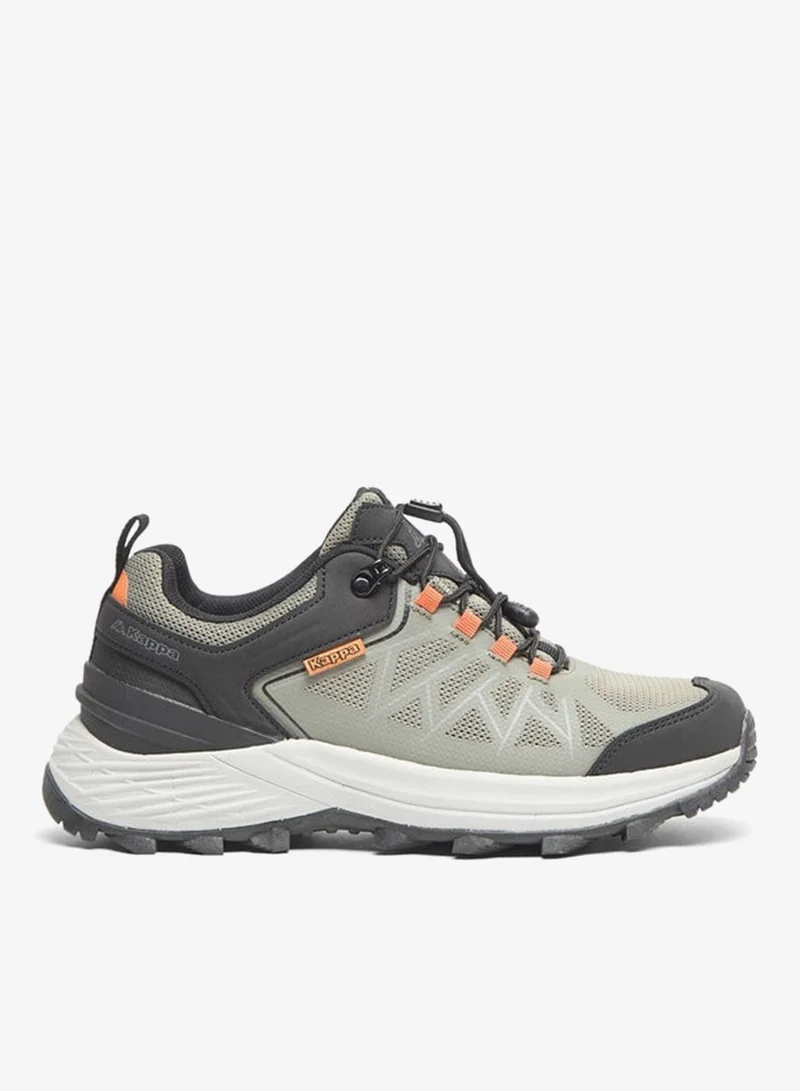 Women's Panelled Sports Shoes with Drawstring Closure