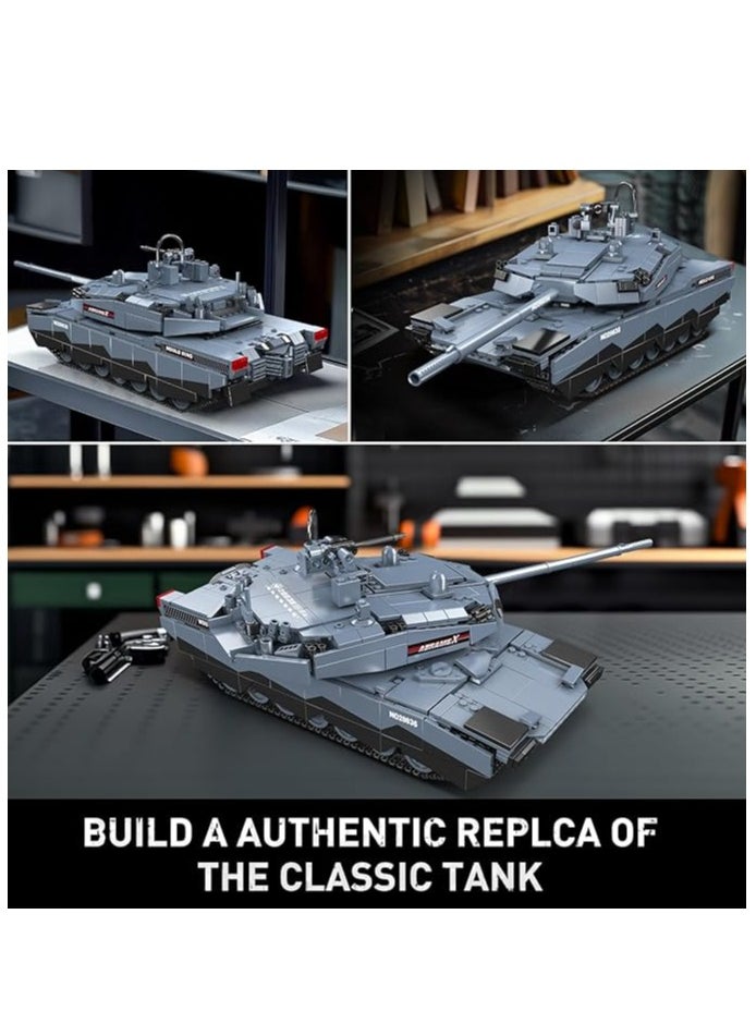 mould king 20036 Tank Building Blocks Model MOC AB-X Remote Controlled Tank, Tank Toy Kit Great for Kids Age 14+ Year Old (1192+ Parts)  - Image 3
