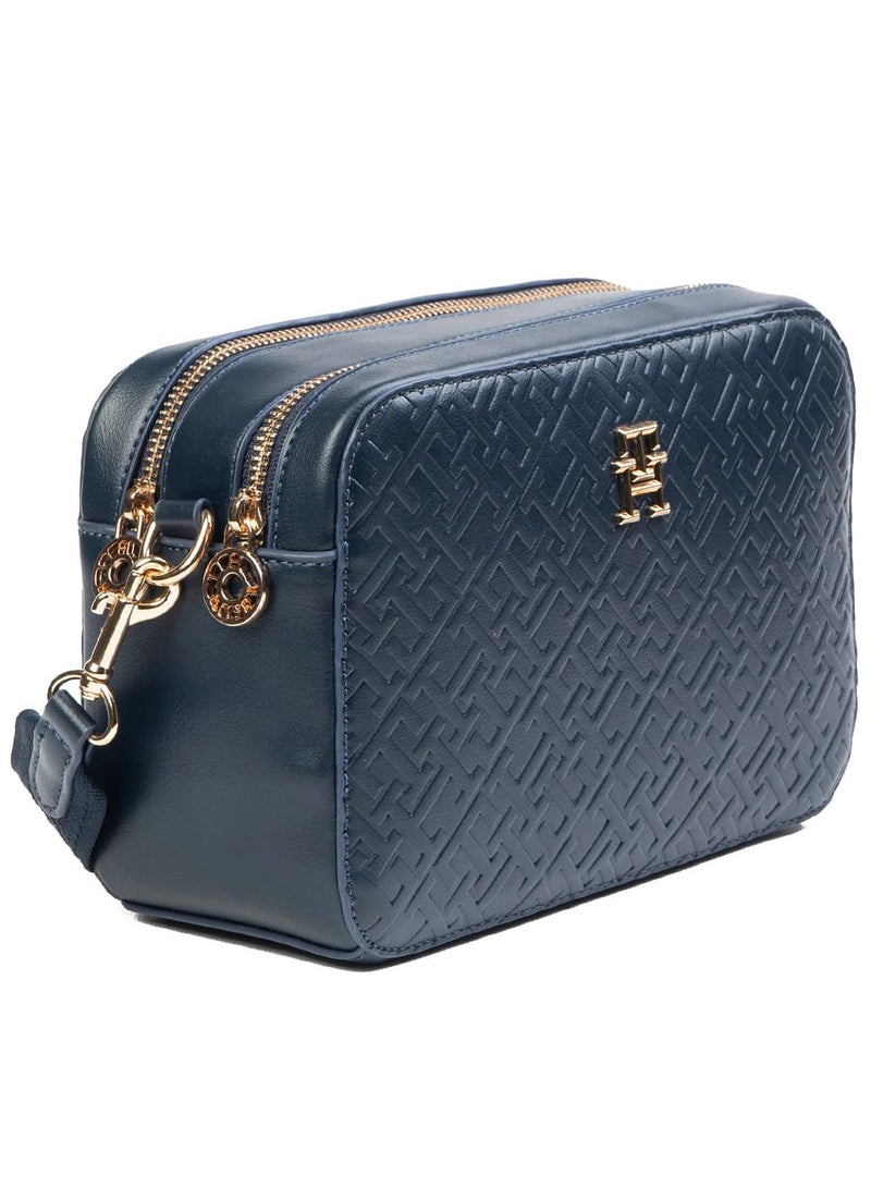 Tommy Icons Tommy Hilfiger Blue Women Crossbody Bag Aw0Aw17221 - Image 4