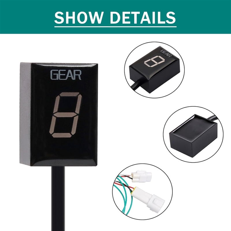 Wivplex Motorcycle Gear Indicator Display Meter - Image 5