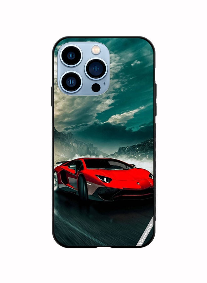 VR CREATIVE Protective Case Cover For Apple iPhone 13 Pro Lambo1 Design Multicolour - Image 1