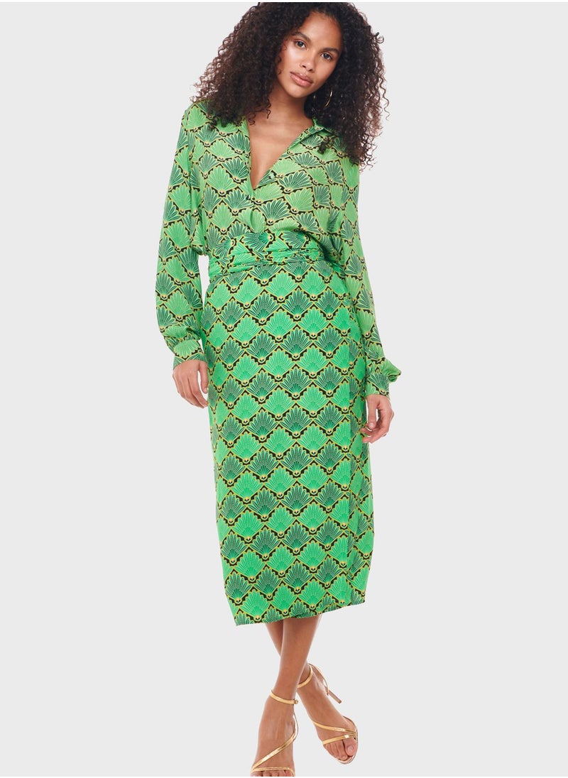 Never fully Dressed - Puff Sleeve Wide Leg Shirt - Image 1