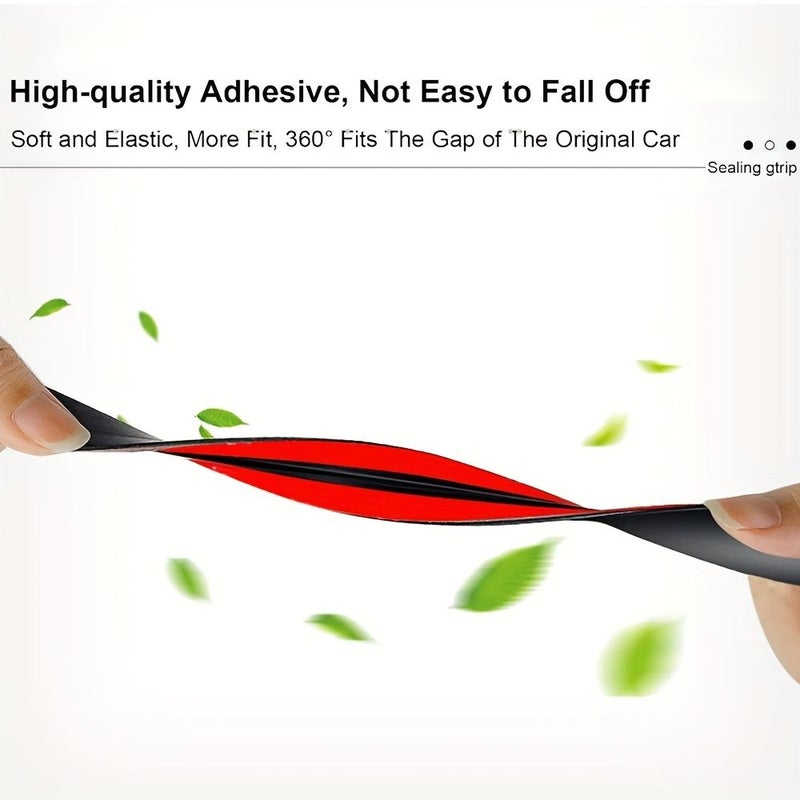157.48 Inches 30mm Acoustic Car Windshield Seal Roofline Edge Tape Waterproof Dustproof Wind Noise Sealing Strip - Image 5