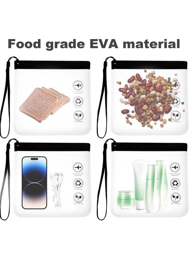 4PCS Clear Travel Toiletry Bag - Leak Hanging Rope Portable Travel Accessories Holiday Essentials Makeup Bags - Image 4