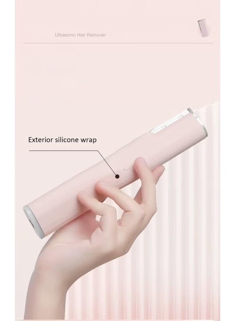 Dermaplane Facial Razor for Women – Electric 2-Speed Sonic Dermaplaning Tool with Replacement Heads, Safe Peach Fuzz Remover & Exfoliating Face Hair Removal Device - Image 5