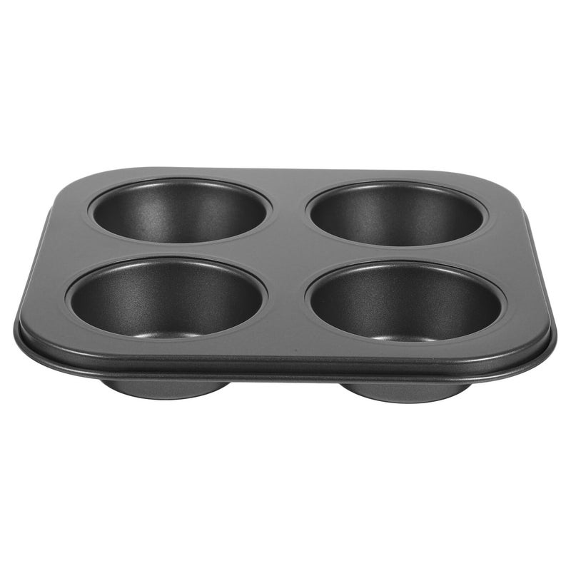 Non Stick Muffin Baking Pan 12 Cup Black High Temperature Resistant Bakeware - Image 2