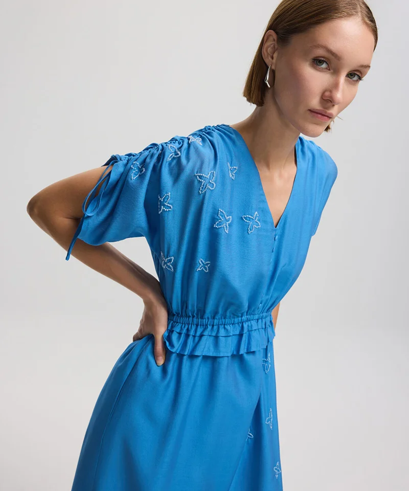 Ipekyol  Beaded Midi Dress for Women | Best Price UAE