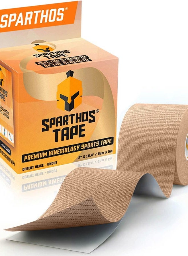 Sparthos Spartan Kinesiology Tape for Athletic Sports,2inx16.4ft, Roll - Image 1