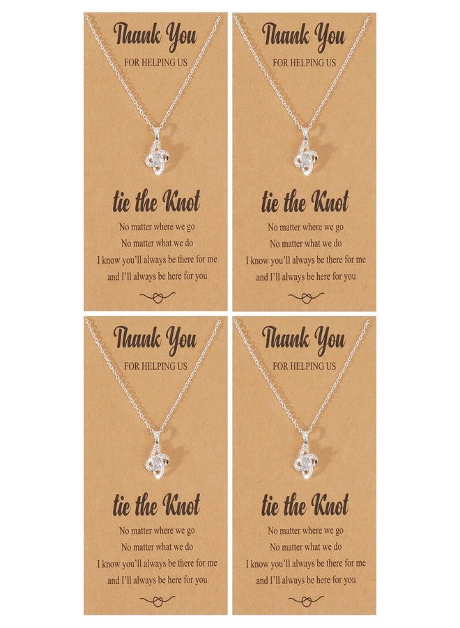 YANCHUN Bridesmaids Gift Bridesmaids Necklaces for 2/4/6 Bridesmaid Jewelry Wedding Gift for Women, adjustable, other, other - Image 1