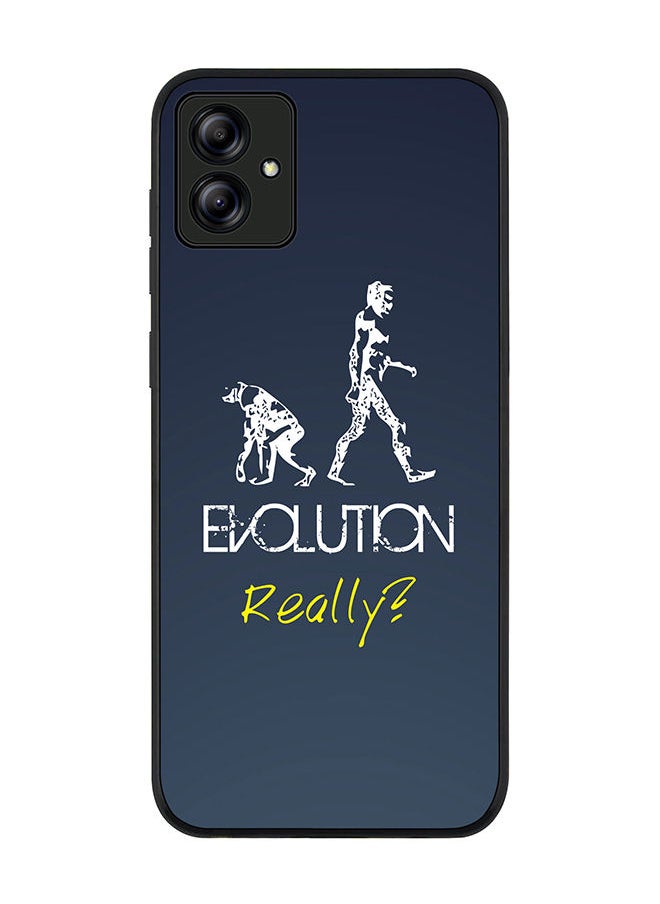 Stylizedd - Rugged Black edge case for Samsung Galaxy A04 Slim fit Soft Case Flexible Rubber Edges Anti Drop TPU Gel Thin Cover - Evolution Really (Grey) - Image 1