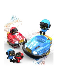 Zoom Plus Toddlers Remote Control Bumper Car Set of 2 Players with Led Lights and Music