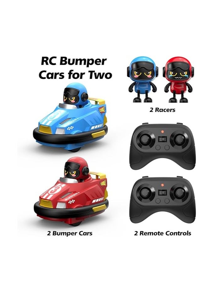 Zoom Plus - Zoom Plus Toddlers Remote Control Bumper Car Set of 2 Players with Led Lights and Music - Image 1