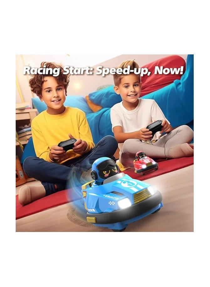 Zoom Plus - Zoom Plus Toddlers Remote Control Bumper Car Set of 2 Players with Led Lights and Music - Image 1