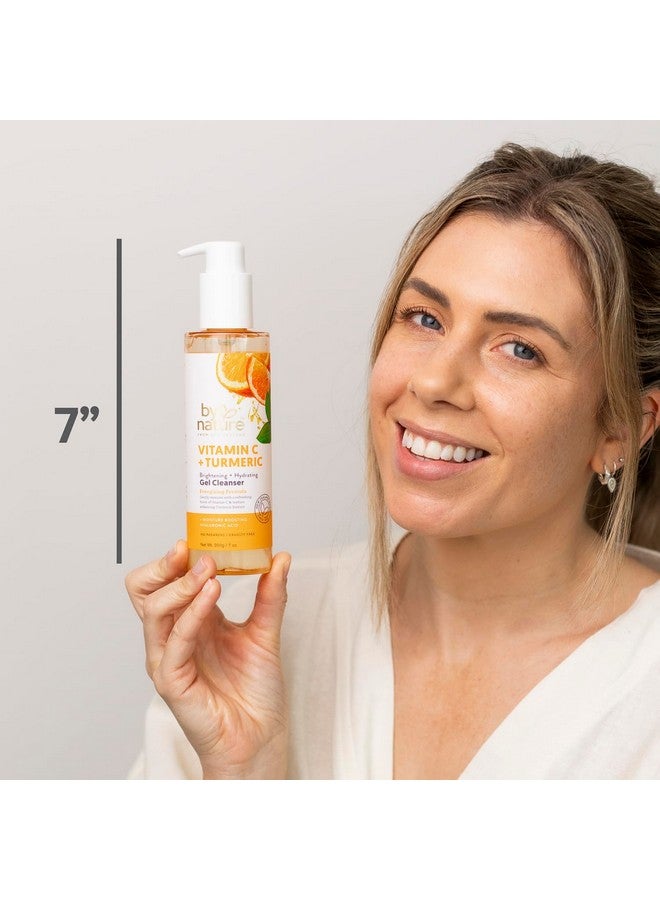 باي نيتشر غسول جل منظف ومرطب للوجه من باي نيتشر بفيتامين سي والكركم - منظف لطيف ومرطب - Image 4