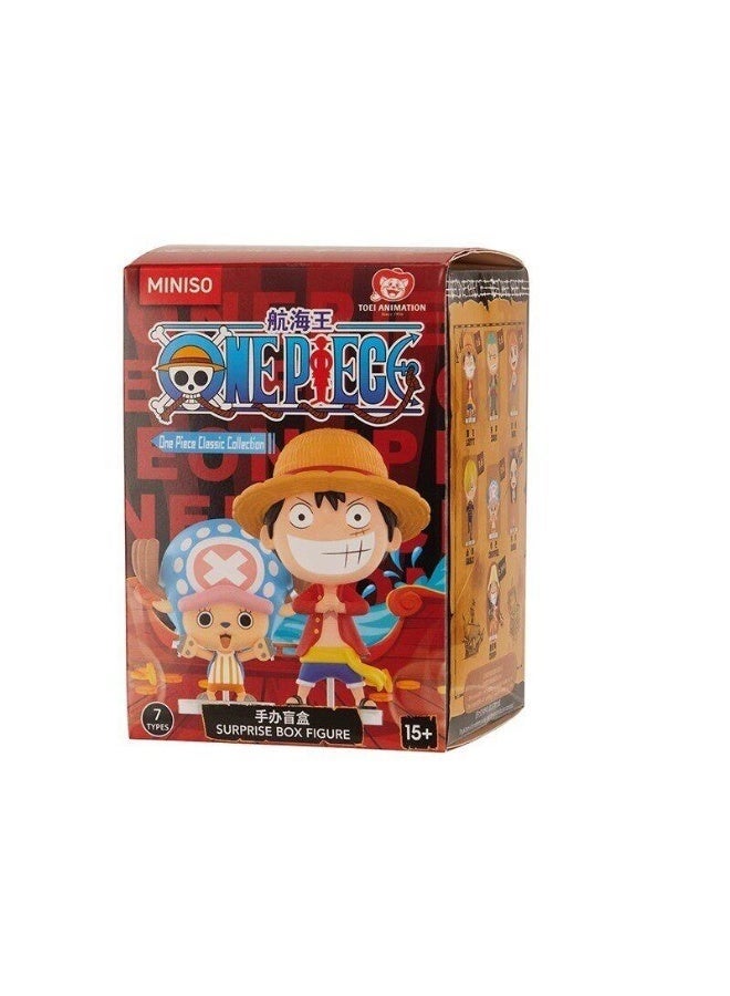 MINISO x One Piece Classic Characters Collection Collectible Figure Blind Box, Full Display Set of 6 Sealed Mystery Boxes, Character Collectible for Display and Gifting - Image 2