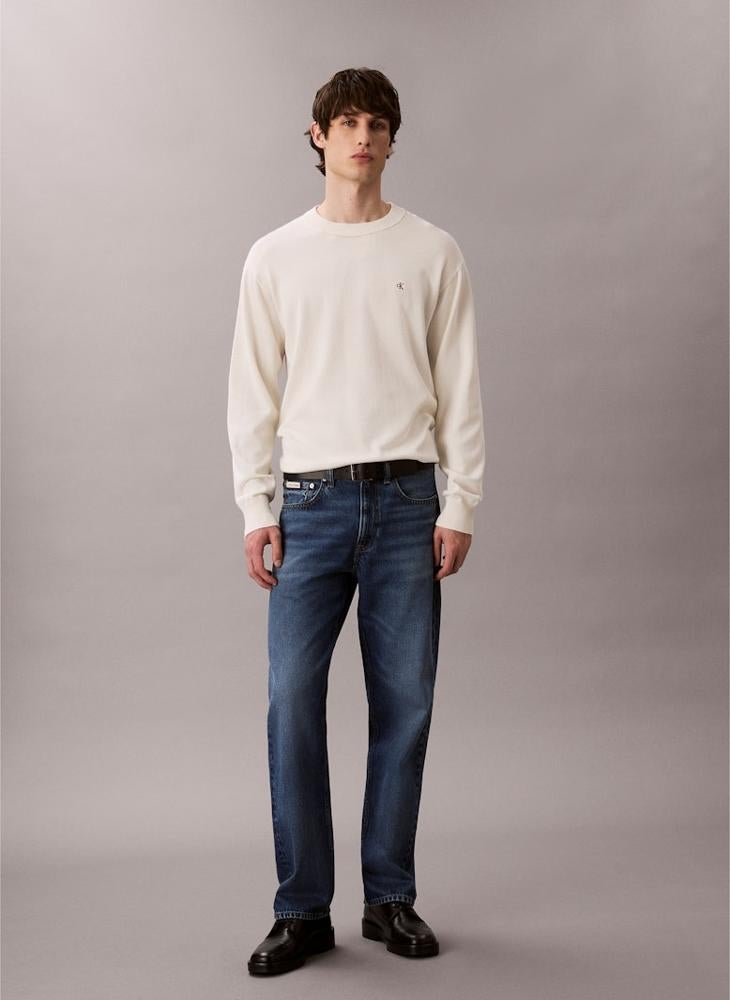 Calvin Klein Jeans Relaxed Cotton Monogram Jumper - Image 5