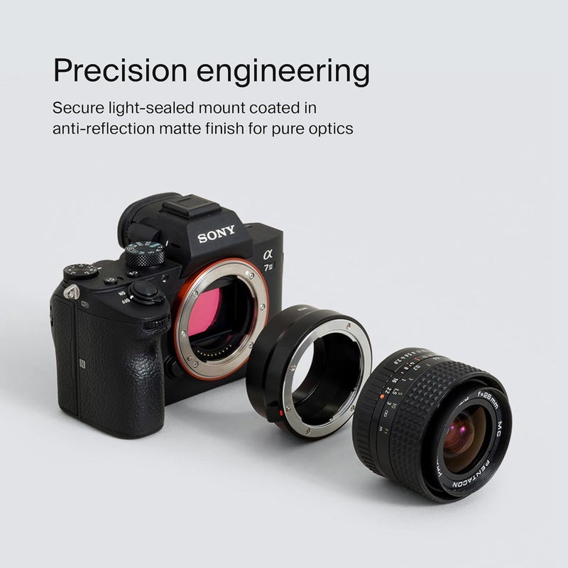 Urth Lens Mount Adapter: Compatible with Praktica B Lens to Sony E Camera Body - Image 4