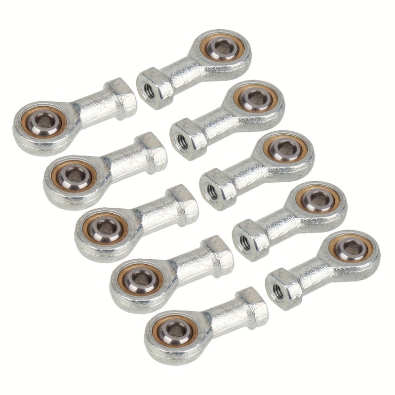 10 Pcs Silvery Circular Transmission Parts 5mm Easy To Load And Unload - Image 1