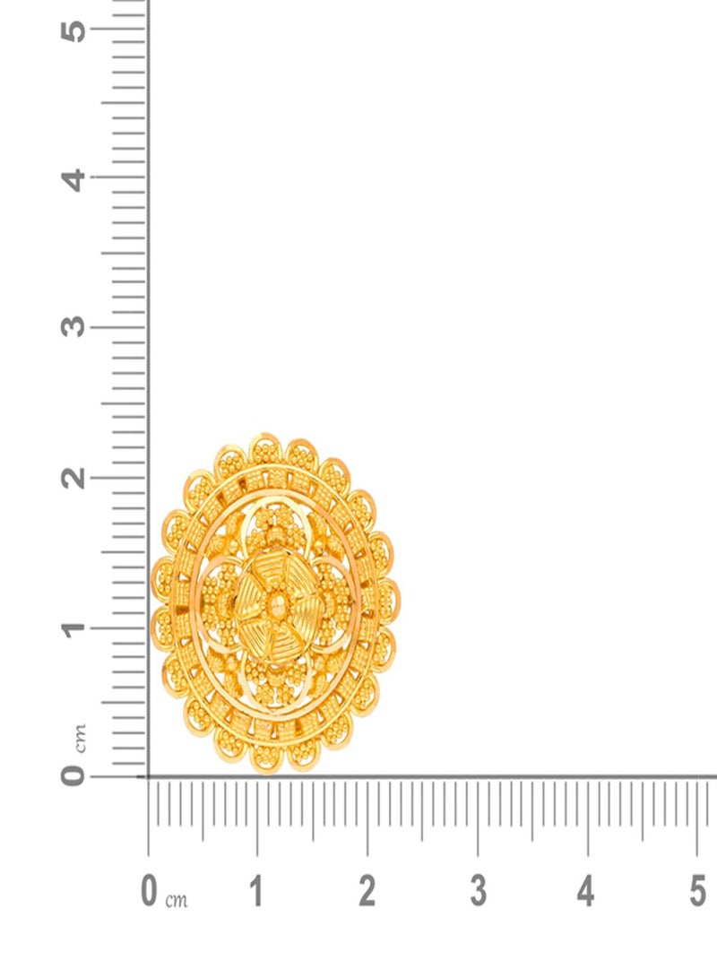 Malabar Gold and Diamonds 22k 916 Purity Malabar Gold Earring ERCOS13890Y  - Image 3